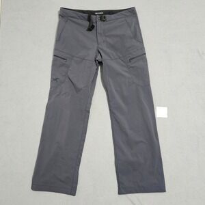 Arcteryx Womens Hiking Pants Size 12 Grey Zip Pockets Adjustable Waist Outdoor